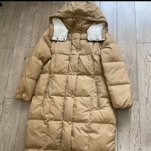 Oversized down puffer coat